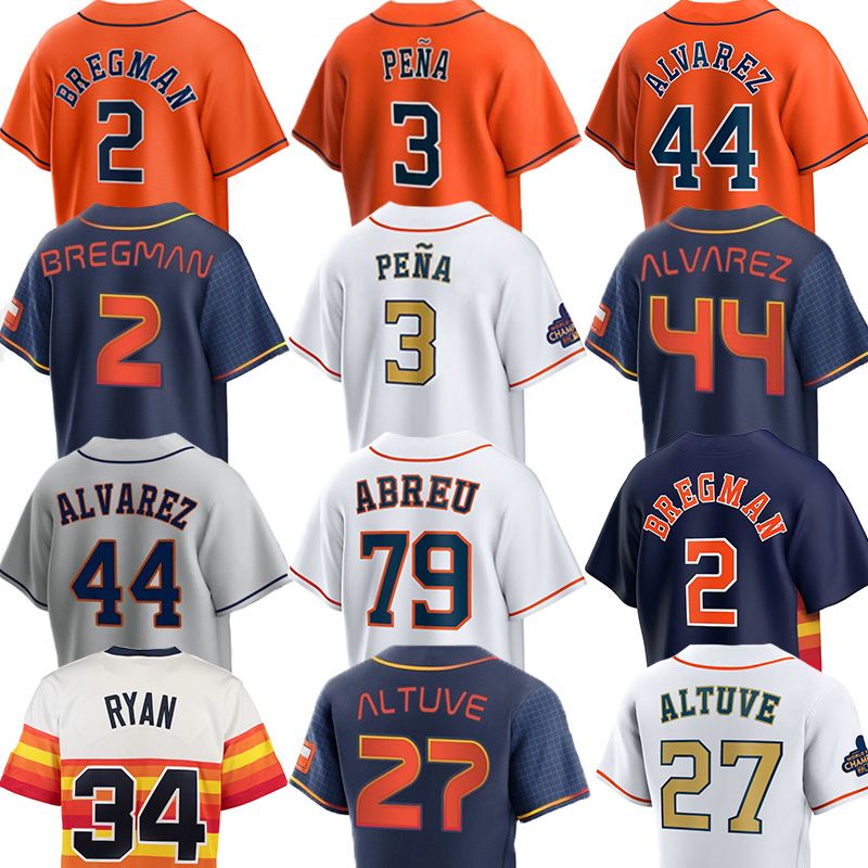 2023 Jeremy Pena Baseball Jerseys 79 Jose Abreu 27 Jose Altuve 44 Yordan Alvarez 2 Alex Bregman City Connect jersey 30 Kyle Tucker 23 Michael Brantley 6 Jake Meyers, As pic
2023 Jeremy Pena Baseball Jerseys 79 Jose Abreu 27 Jose Altuve 44 Yordan Alvarez 2 Alex Bregman City Connect jersey 30 Kyle Tucker 23 Michael Brantley 6 Jake Meyers, As pic