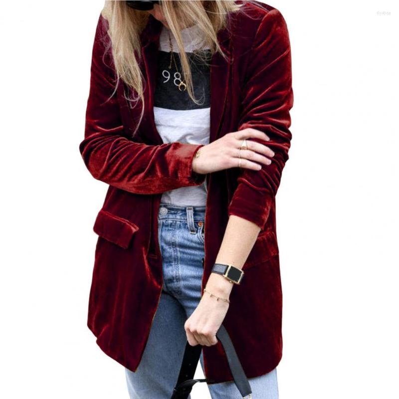 Women's Suits Blazer Coat Elegant Office Lady Turndown Collar Mid-length Patchwork Suit All Match, Wine red
Women's Suits Blazer Coat Elegant Office Lady Turndown Collar Mid-length Patchwork Suit All Match, Wine red
