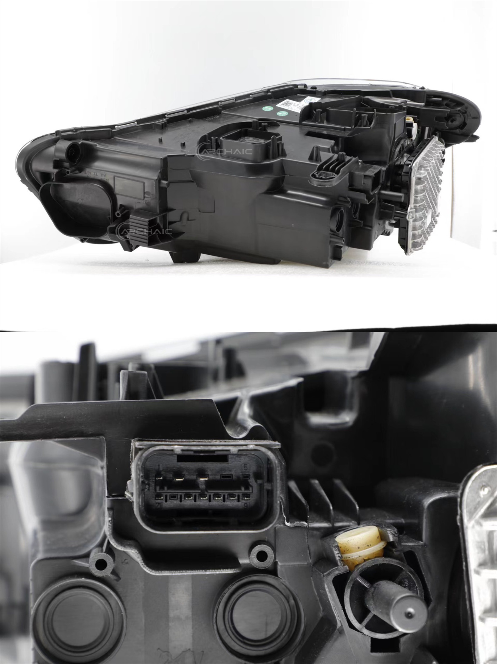 Car Head Lights Assembly for BMW X1 F49 20 16-20 19 Blue Laser Headlights LED Dual L Beam Running Headlights