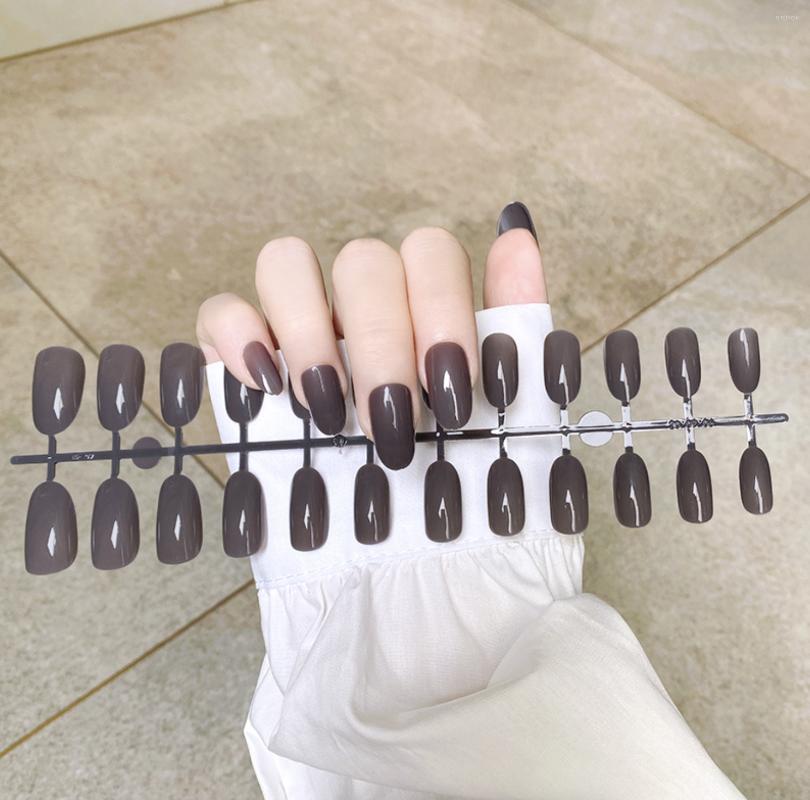 False Nails 35 Solid Color Dome Tip Press On Tips Fake Manicure Reusable UV Bright Oil Plain Strips 24Tips, Tjp823-y4
False Nails 35 Solid Color Dome Tip Press On Tips Fake Manicure Reusable UV Bright Oil Plain Strips 24Tips, Tjp823-y4