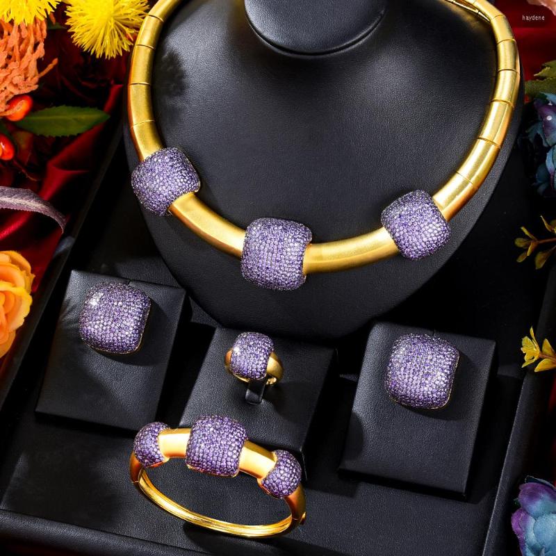 Necklace Earrings Set Kellybola Brazil Fashion Dubai Jewelry Earring & Nigeria Moroccan Bridal Accessories Wedding Bracelet Party, Picture shown
Necklace Earrings Set Kellybola Brazil Fashion Dubai Jewelry Earring & Nigeria Moroccan Bridal Accessories Wedding Bracelet Party, Picture shown