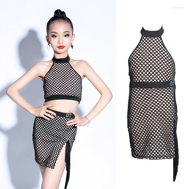 Stage Wear Latin Dancing Clothes For Girls Salsa Dance Outfit Designer Ballroom Practice Costume Tap Dancewear JL3122, Black
Stage Wear Latin Dancing Clothes For Girls Salsa Dance Outfit Designer Ballroom Practice Costume Tap Dancewear JL3122, Black