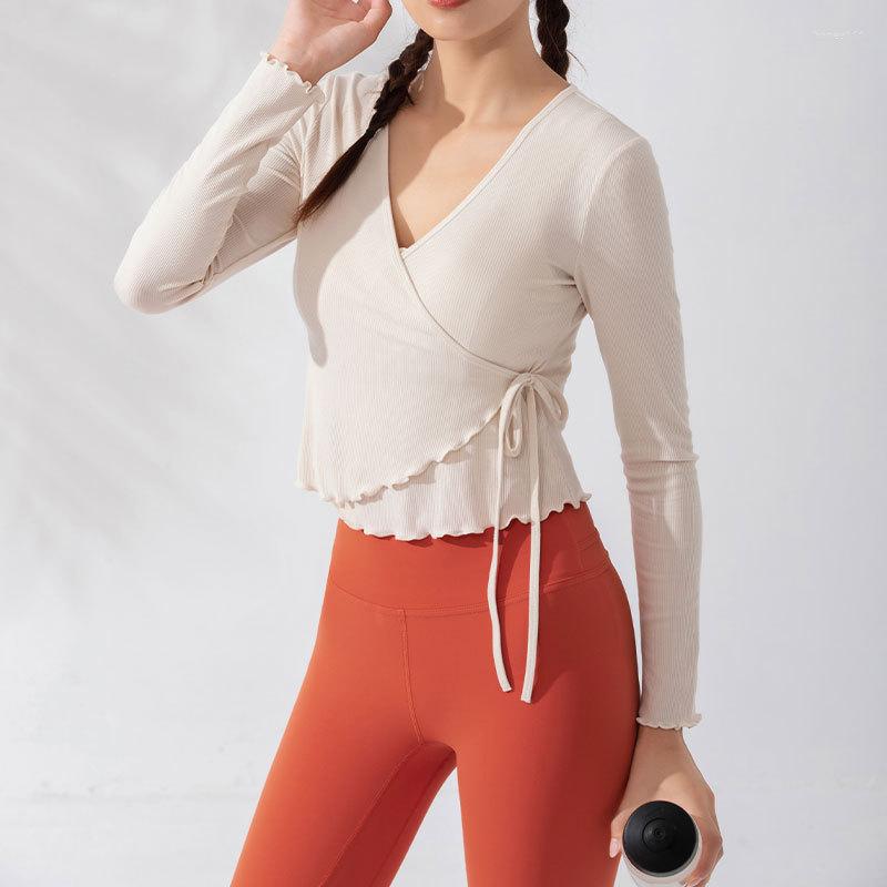 Active Shirts Women's Long Sleeve Top Cross Strap V-neck Slim Thin Sunscreen Shirt Dance Yoga Clothes Workout Tops For Women Sports, Blue
Active Shirts Women's Long Sleeve Top Cross Strap V-neck Slim Thin Sunscreen Shirt Dance Yoga Clothes Workout Tops For Women Sports, Blue
