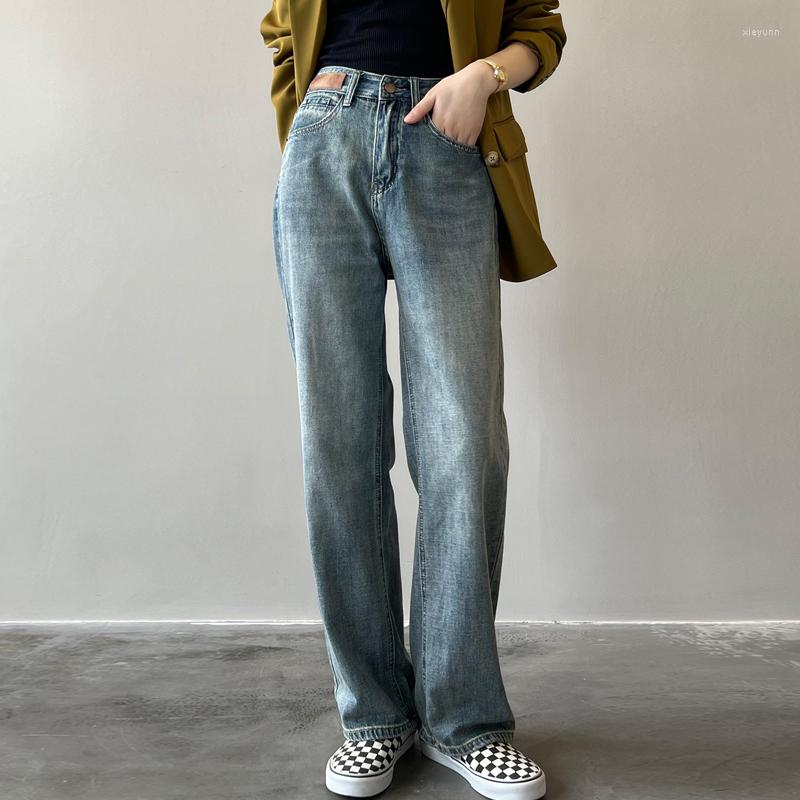 Women's Pants Johnature Vintage Casual Wide Leg Jeans Women Spring 2023 Straight High Waisted Pockets Full Length, Blue
Women's Pants Johnature Vintage Casual Wide Leg Jeans Women Spring 2023 Straight High Waisted Pockets Full Length, Blue