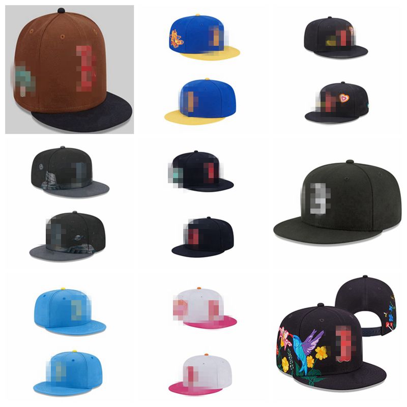 Wholesale Red Soxes- B letter Baseball Caps Sports Bone Snapback Hats Hip Hop Golf casquette gorras men women swag Adult