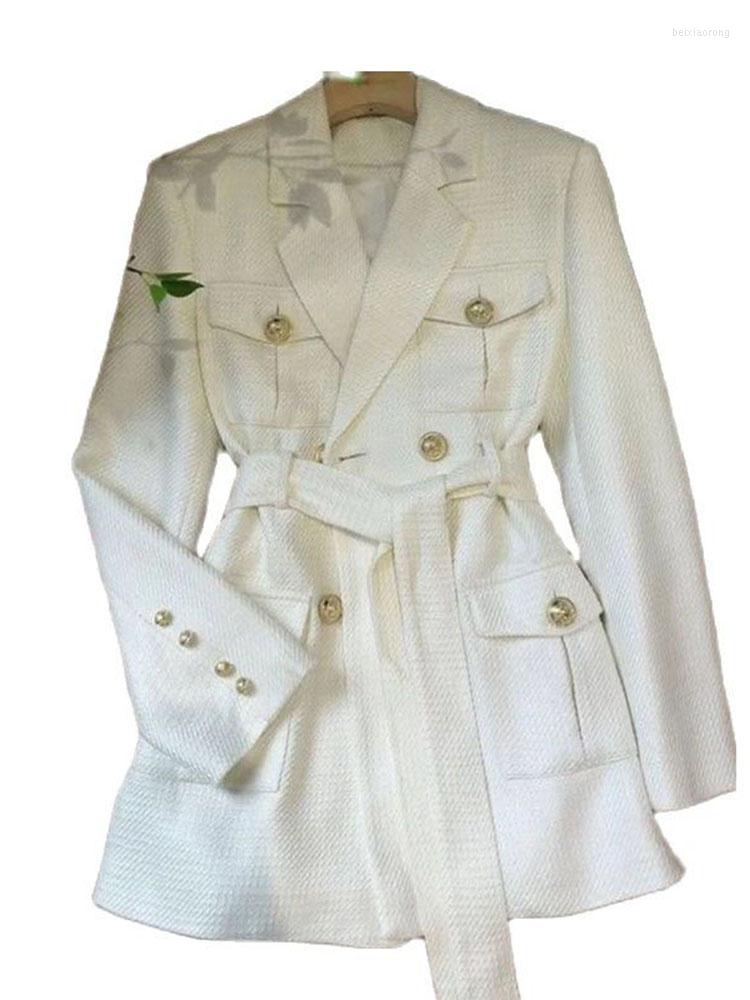 Women' Jackets Mid-length Waisted Suit Coat Belt Women Autumn Double-breasted Rivet Jacket Slim Casual Long, Black
Women' Jackets Mid-length Waisted Suit Coat Belt Women Autumn Double-breasted Rivet Jacket Slim Casual Long, Black