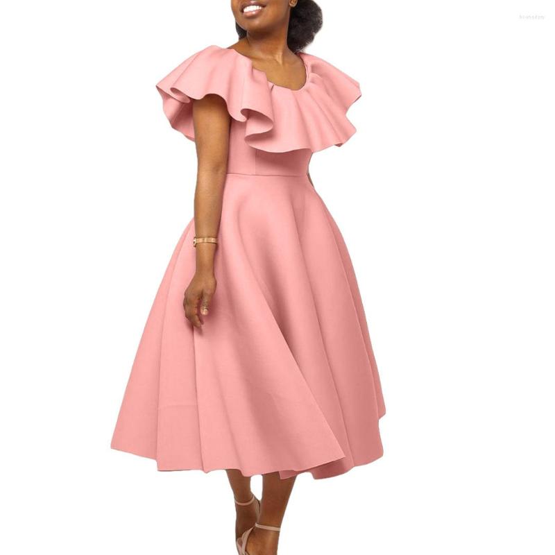 Ethnic Clothing Summer African Dresses For Women Fashion Short Sleeve Party Ruffles O-Neck High Waist Pleated Dress Evening Gowns
Ethnic Clothing Summer African Dresses For Women Fashion Short Sleeve Party Ruffles O-Neck High Waist Pleated Dress Evening Gowns