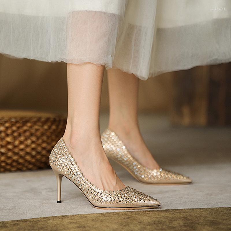 Dress Shoes Autumn Stiletto High-heel Crystal Bridal Wedding With Rhinestone Pointed Toe Banquet Sexy All-match Women's Shoe, Black
Dress Shoes Autumn Stiletto High-heel Crystal Bridal Wedding With Rhinestone Pointed Toe Banquet Sexy All-match Women's Shoe, Black