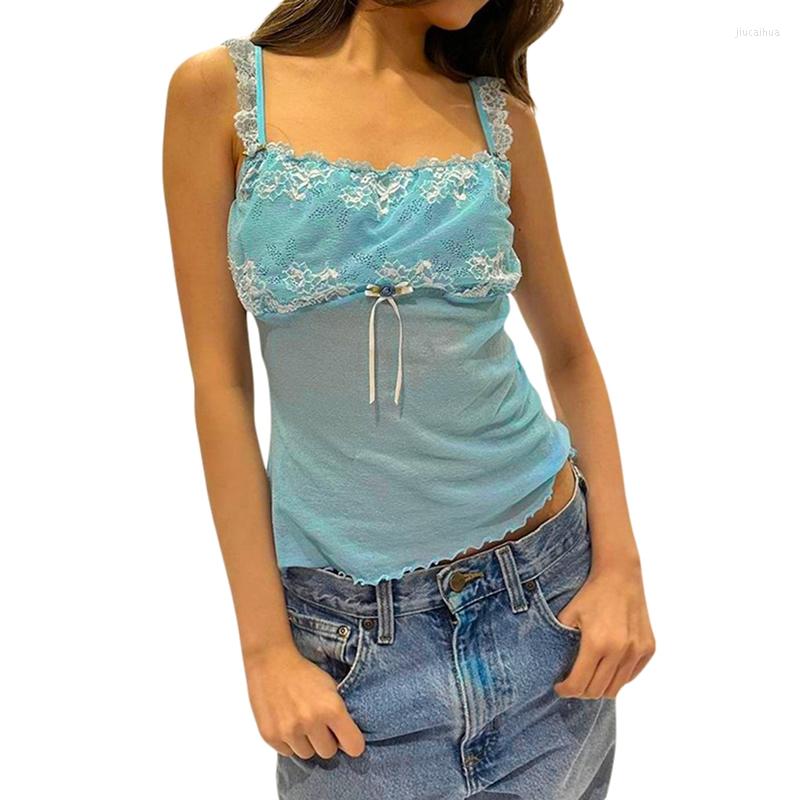 Women' Tanks Y2K Blue Lace Vest Summer Sleeveless Square Neck Ruffle Retro Cute Crop Tops Shirt 90s Vintage Aesthetic Camisole 
Women' Tanks Y2K Blue Lace Vest Summer Sleeveless Square Neck Ruffle Retro Cute Crop Tops Shirt 90s Vintage Aesthetic Camisole