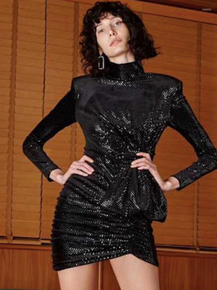 Casual Dresses Women Winter Sexy O-Neck Long Sleeve Chic Asymmetry Sparkly Sequins Luxury Celebrity Mini Party Club Evening Bodycon Dress, Black
Casual Dresses Women Winter Sexy O-Neck Long Sleeve Chic Asymmetry Sparkly Sequins Luxury Celebrity Mini Party Club Evening Bodycon Dress, Black
