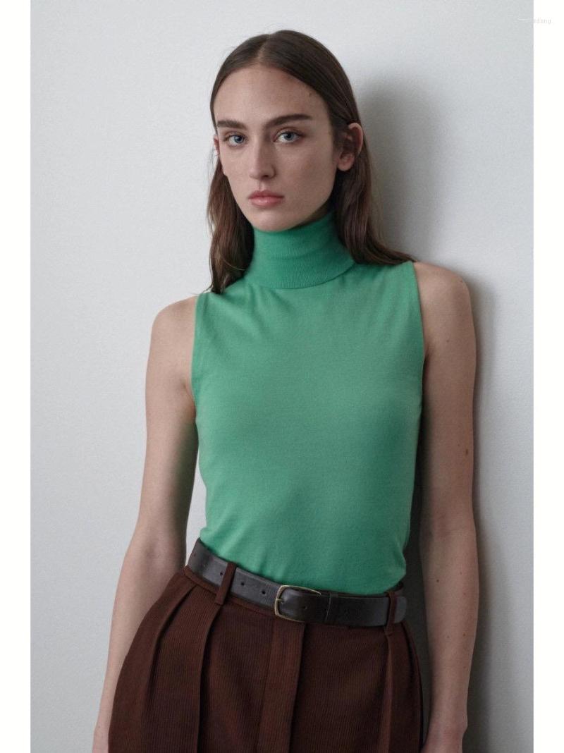 Women' Tanks TheR0w Spring/Summer Women Tank Shirt Wool Sleeveless Turtle Neck Casual Pullover Holiay Style Vintage Slim Fit Elastic, Beige
Women' Tanks TheR0w Spring/Summer Women Tank Shirt Wool Sleeveless Turtle Neck Casual Pullover Holiay Style Vintage Slim Fit Elastic, Beige