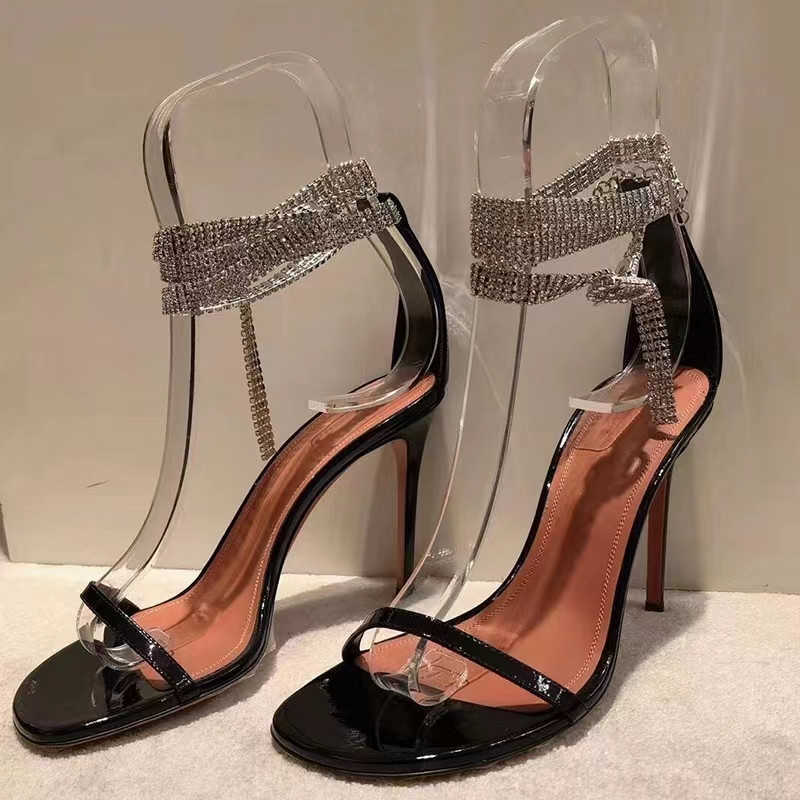 New Sandals Fashion Brand Women Goldiator Shoes Sexy Ankle Strap Rhinestone High Heels Summer Female Party Dress Pumps 230406, Black
New Sandals Fashion Brand Women Goldiator Shoes Sexy Ankle Strap Rhinestone High Heels Summer Female Party Dress Pumps 230406, Black