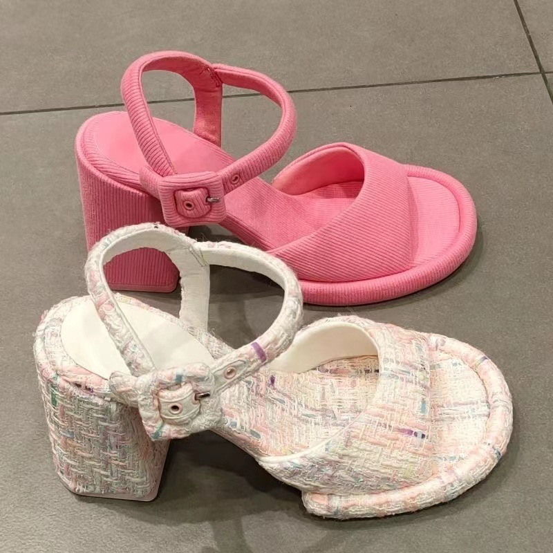 Slippers Brand Design Platform High Heels Sandal 2023 Summer Open Toe Ankle Straps Pumps Shoes Woman Thick Heeled Party 230414, Pink
Slippers Brand Design Platform High Heels Sandal 2023 Summer Open Toe Ankle Straps Pumps Shoes Woman Thick Heeled Party 230414, Pink