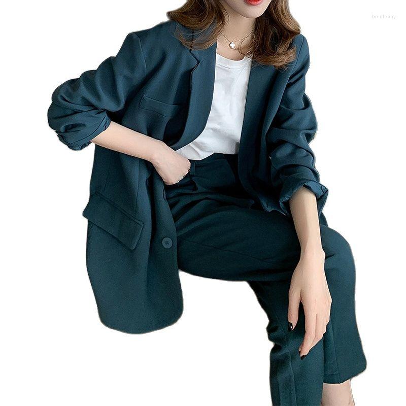 Women' Two Piece Pants TYJTJY Fashion Suit Female 2023 Spring Korean Jacket Peacock Blue Casual Two-Piece Tracksuit Women, Peacock blue suit
Women' Two Piece Pants TYJTJY Fashion Suit Female 2023 Spring Korean Jacket Peacock Blue Casual Two-Piece Tracksuit Women, Peacock blue suit