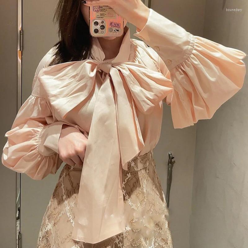 Women's Blouses Sweet Fashion Latern Long Sleeve Blusas Mujer Japanese Bow Tie Shirts Loose Shirt Tops Spring 2023 Clothes Women, Pink
Women's Blouses Sweet Fashion Latern Long Sleeve Blusas Mujer Japanese Bow Tie Shirts Loose Shirt Tops Spring 2023 Clothes Women, Pink
