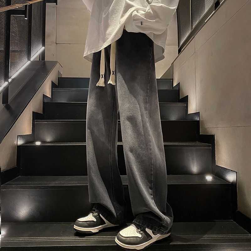 Men's Jeans American High Street Gradient Color Straight Jeans for Men and Women Spring and Summer Trendy Wide-leg Pants Loose Mopping Jeans Y23, Auburn
Men's Jeans American High Street Gradient Color Straight Jeans for Men and Women Spring and Summer Trendy Wide-leg Pants Loose Mopping Jeans Y23, Auburn