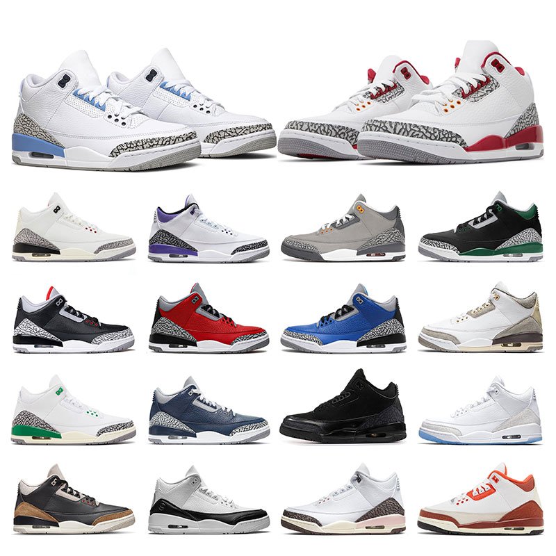 men basketball shoes 3s jumpman 3 sneakers UNC Cardinal Red White Cement Reimagined Black Cement Dark Iris Cool Grey Lucky Pine Green womens sports trainers, 31
men basketball shoes 3s jumpman 3 sneakers UNC Cardinal Red White Cement Reimagined Black Cement Dark Iris Cool Grey Lucky Pine Green womens sports trainers, 31