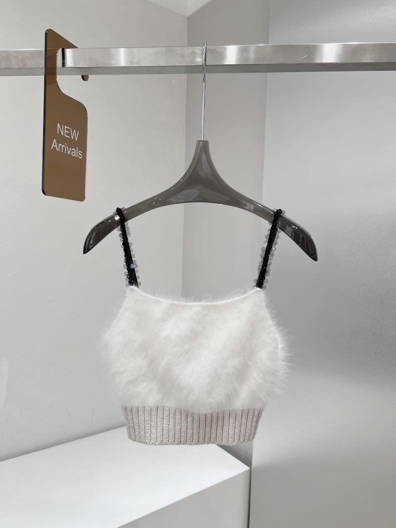 Women' Vests Fur Splicing Handmade Sequins Sling Simple Fashion 2023 Summer 0313, White
Women' Vests Fur Splicing Handmade Sequins Sling Simple Fashion 2023 Summer 0313, White