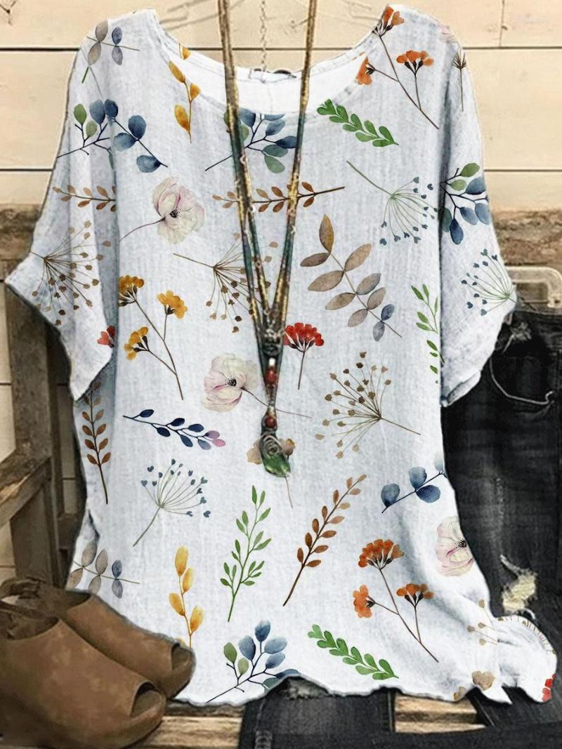 Women's T Shirts Floral Print Short Sleeve Women's Round Neck Basic Shirt Casual Weekend Tee Summer Design Printing Pullover, Green
Women's T Shirts Floral Print Short Sleeve Women's Round Neck Basic Shirt Casual Weekend Tee Summer Design Printing Pullover, Green