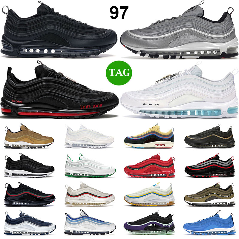 Hotsale Running Shoes Men Women Triple Black White Gold Silver Bullet Sean Wotherspoon South Beach Bred Red Leopard Mens Trainers Outdoor Sneakers
