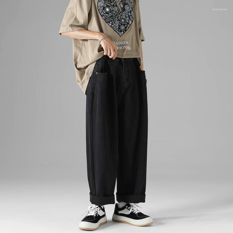 Men's Jeans 3-color Baggy Men Fashion Casual Oversized Wide Leg Streetwear Hip-hop Loose Straight Denim Pants Mens Trousers, Black
Men's Jeans 3-color Baggy Men Fashion Casual Oversized Wide Leg Streetwear Hip-hop Loose Straight Denim Pants Mens Trousers, Black
