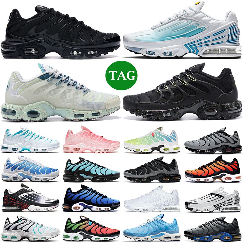 Tn Plus 3 Terrascape Men Running Shoes Women Trainers Triple Black White Hyper Blue Voltage Purple Smoke Grey Lava Mens Outdoor Sports Sneakers High Quality, #20
Tn Plus 3 Terrascape Men Running Shoes Women Trainers Triple Black White Hyper Blue Voltage Purple Smoke Grey Lava Mens Outdoor Sports Sneakers High Quality, #20