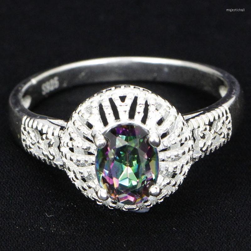 Cluster Rings 12x12mm Jazaz 3.2g Fire Rainbow Mystic Topaz Blue Sapphire Women Engagement Real 925 Solid Sterling Silver
Cluster Rings 12x12mm Jazaz 3.2g Fire Rainbow Mystic Topaz Blue Sapphire Women Engagement Real 925 Solid Sterling Silver