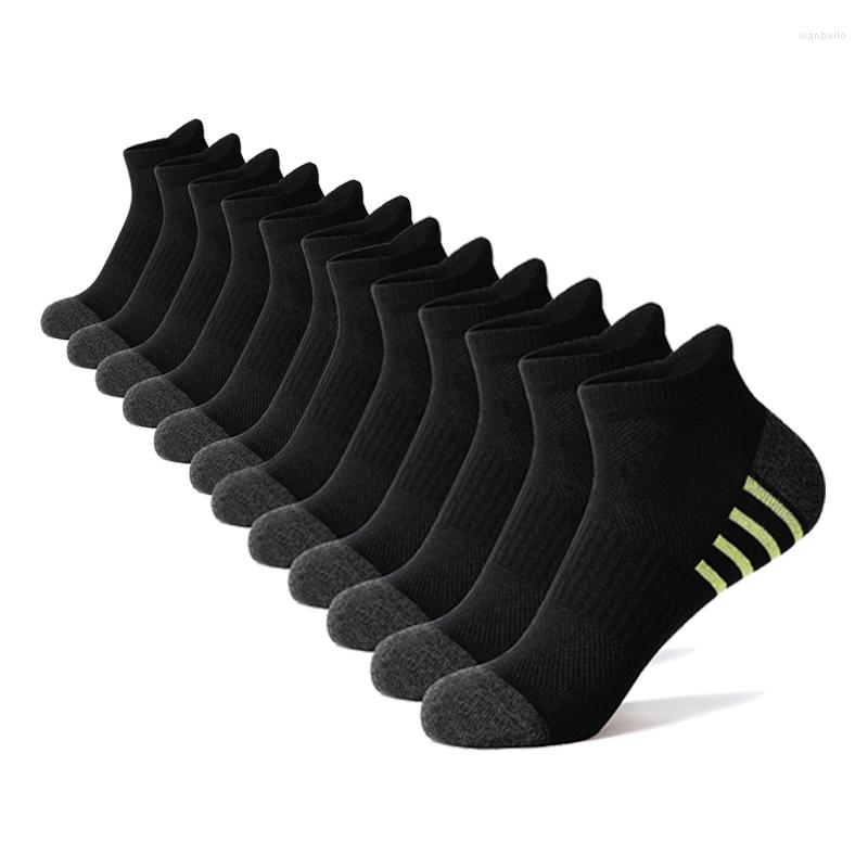 Men's Socks 12 Pairs Casual Men's Business High Quality Cotton Stripe Ankle Sock Sports Breathable Mesh Fitness Male&Women Short, 6stripe-g 6stripe-w
Men's Socks 12 Pairs Casual Men's Business High Quality Cotton Stripe Ankle Sock Sports Breathable Mesh Fitness Male&Women Short, 6stripe-g 6stripe-w
