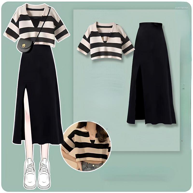 Work Dresses 2023 Summer Sense Of Senior French Hepburn Style Half-body Skirt Polo Knit Shirt To Cover The Meat Thin Two-piece Y2K, Two pieces
Work Dresses 2023 Summer Sense Of Senior French Hepburn Style Half-body Skirt Polo Knit Shirt To Cover The Meat Thin Two-piece Y2K, Two pieces