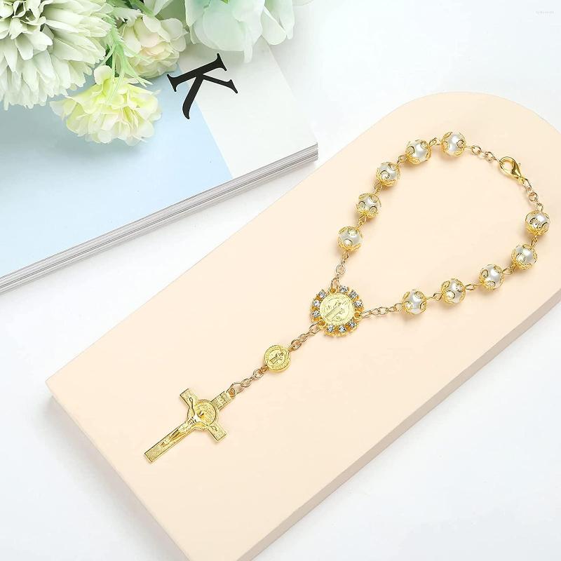 Link Bracelets Rosaries Baptism Rosary Party Favors Favor Bracelet Cross Christening First Communion Gift
Link Bracelets Rosaries Baptism Rosary Party Favors Favor Bracelet Cross Christening First Communion Gift