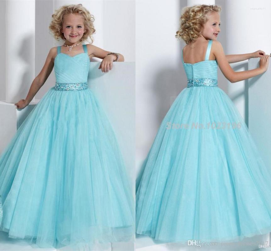 Girl Dresses Cute Blue Girls Pageant With Spaghetti Straps Floor Length A Line Flower For Weddings, Black
Girl Dresses Cute Blue Girls Pageant With Spaghetti Straps Floor Length A Line Flower For Weddings, Black