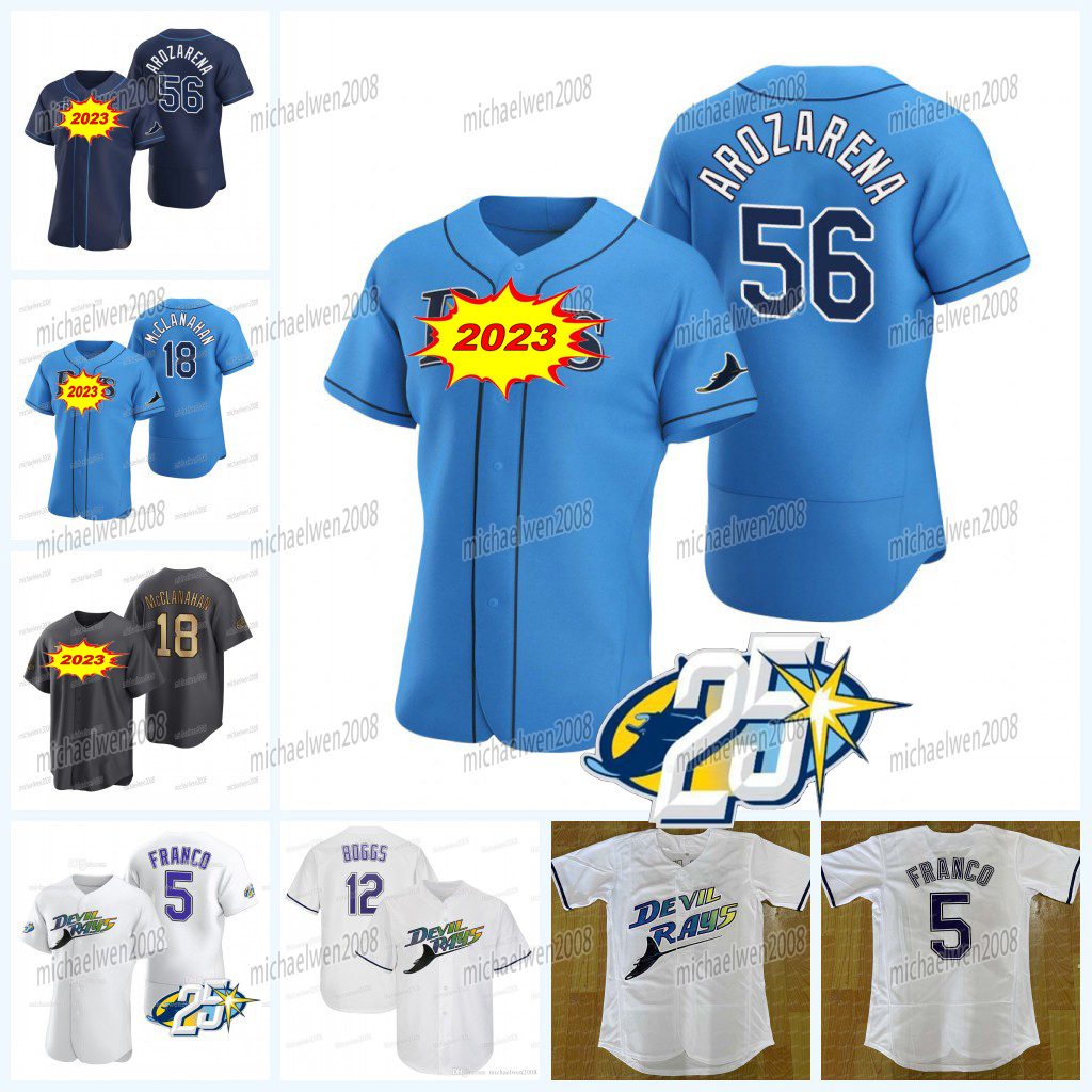 Rays 5 Wander Franco Jersey Devil Rays Randy Arozarena Shane McClanahan Manuel Margot Wade Boggs Harold Ramirez Taylor Walls Luke Raley Yandy Diaz Zach Eflin, Women cool base
Rays 5 Wander Franco Jersey Devil Rays Randy Arozarena Shane McClanahan Manuel Margot Wade Boggs Harold Ramirez Taylor Walls Luke Raley Yandy Diaz Zach Eflin, Women cool base