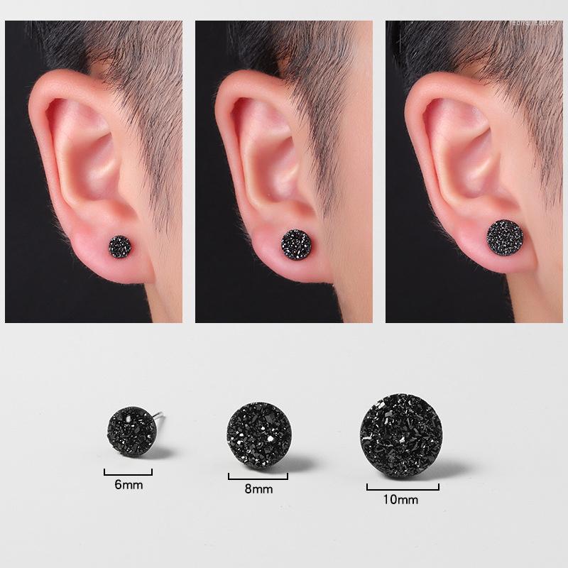Stud Earrings Punk Round Stainless Steel Rhinestone For Men & Women Unisex Rock Piercing Black Vintage Cool Jewelry
Stud Earrings Punk Round Stainless Steel Rhinestone For Men & Women Unisex Rock Piercing Black Vintage Cool Jewelry