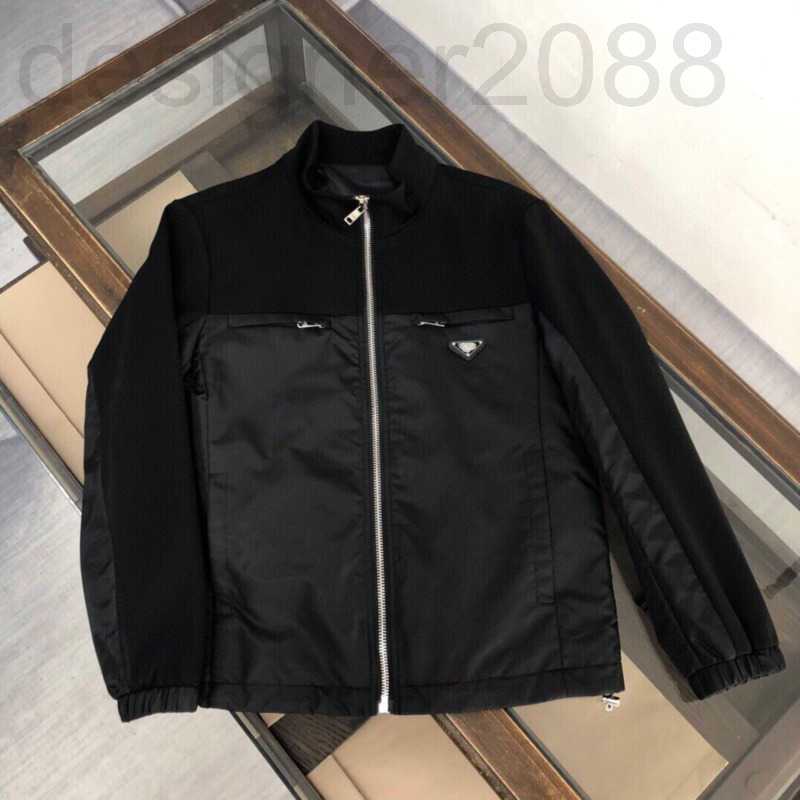 Men's Jackets Designer Autumn Zipper Jacket Fashion Nylon Splicing Cardigan Coat Mens Solid Color Business Casual Sportswear Stand Collar Triangle Coats 7y3i, Black
Men's Jackets Designer Autumn Zipper Jacket Fashion Nylon Splicing Cardigan Coat Mens Solid Color Business Casual Sportswear Stand Collar Triangle Coats 7y3i, Black