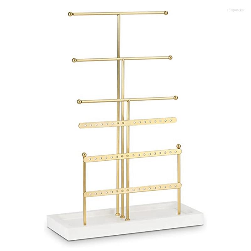 Jewelry Pouches Organizer Tabletop Holder 6Tier Tree Display Stand With Tray For Earring Necklace Bracelet 
Jewelry Pouches Organizer Tabletop Holder 6Tier Tree Display Stand With Tray For Earring Necklace Bracelet
