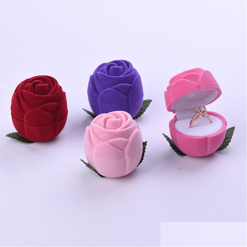 Jewelry Boxes Rose Veet Box Ring Fashion Creative Earrings Storage Case For Girls Drop Delivery Packaging Display Dhgarden Dhcqx
Jewelry Boxes Rose Veet Box Ring Fashion Creative Earrings Storage Case For Girls Drop Delivery Packaging Display Dhgarden Dhcqx
