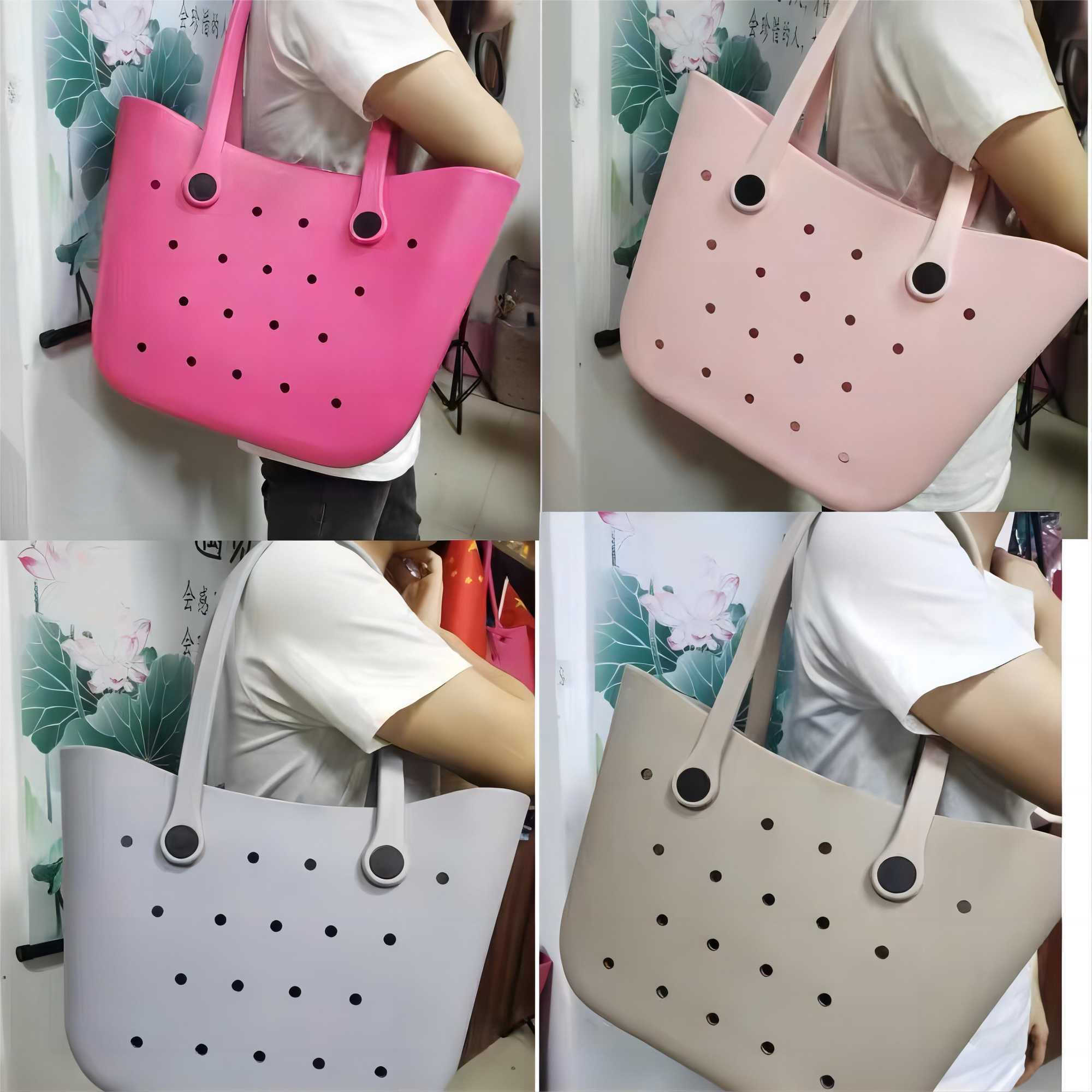 Polychromatic Beach Bags Eva Designer Bag Solid Color Waterproof Beach Bag Ladies Tote Bag Portable Outdoor Sports Fashion Shopping Bags 230320, Light blue
Polychromatic Beach Bags Eva Designer Bag Solid Color Waterproof Beach Bag Ladies Tote Bag Portable Outdoor Sports Fashion Shopping Bags 230320, Light blue