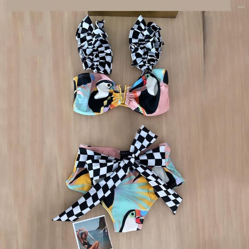 Women' Swimwear Sexy High Waist Bikinis 2023 Halter Women Swimsuit Female Bikini Set Print Bodysuit Bathing Suit Summer Biquini XXL, Mo19878d2
Women' Swimwear Sexy High Waist Bikinis 2023 Halter Women Swimsuit Female Bikini Set Print Bodysuit Bathing Suit Summer Biquini XXL, Mo19878d2