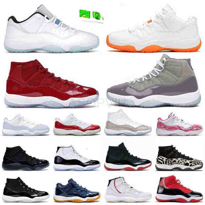 New Arrival Jumpman 11 11s Basketball Shoes High OG Cool Grey Win Like 96 Low Legend Blue Citrus Pure Violet Metallic Silver Cap and Gown, D9 40-47
New Arrival Jumpman 11 11s Basketball Shoes High OG Cool Grey Win Like 96 Low Legend Blue Citrus Pure Violet Metallic Silver Cap and Gown, D9 40-47