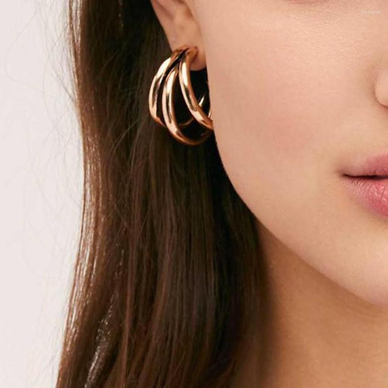 Stud Earrings Trend Unique Design 3 Layer Metal Tube Geometric Statement Punk Jewelry For Women 2023 Party Fashion
Stud Earrings Trend Unique Design 3 Layer Metal Tube Geometric Statement Punk Jewelry For Women 2023 Party Fashion