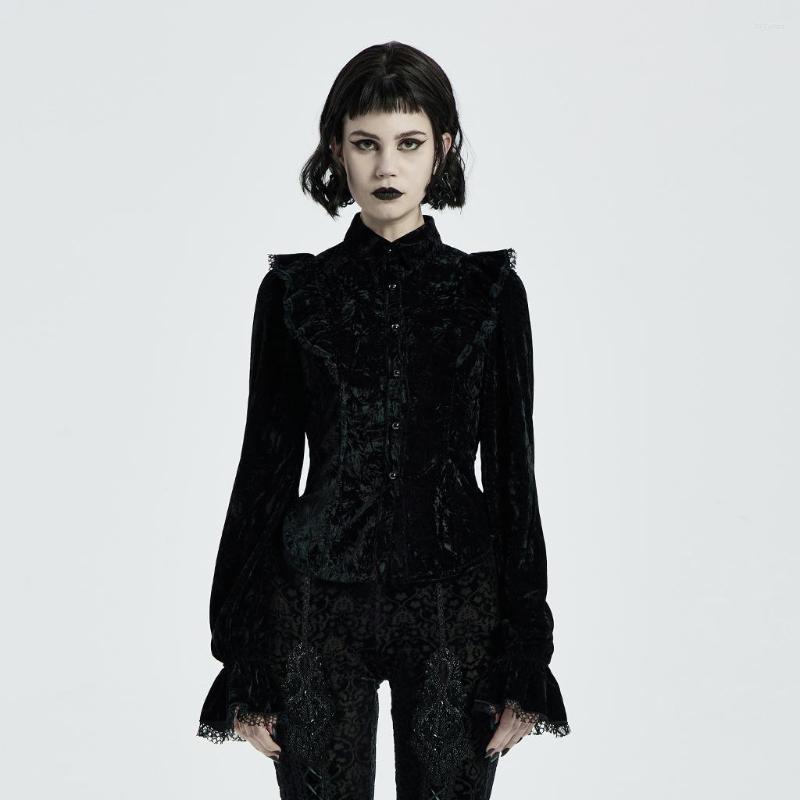 Women's Blouses PUNKRAVE Women's Gothic Gorgeous Printed Velvet Shirt Retro Slim Fit Ruffles Evening Dinner Stage Performance Long, Black
Women's Blouses PUNKRAVE Women's Gothic Gorgeous Printed Velvet Shirt Retro Slim Fit Ruffles Evening Dinner Stage Performance Long, Black