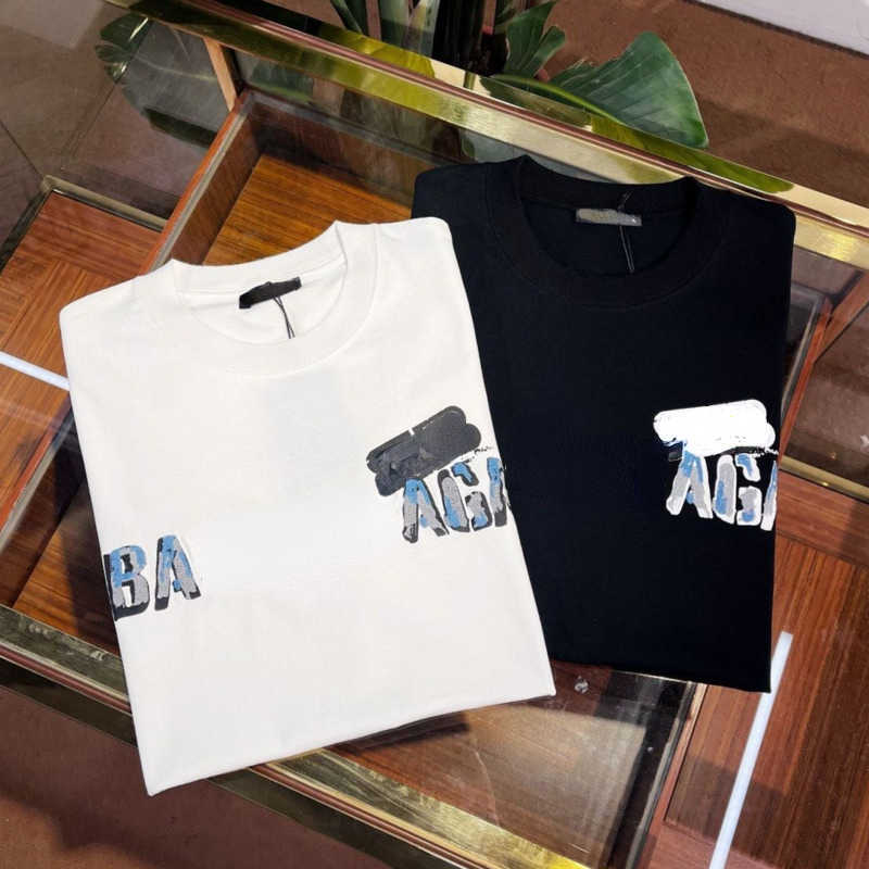 Luxury brand designer T shirt bale mens short sleeved Tshirt summer sweatshirt tee men women round neck pullover polo loose plus size 100% cotton T-shirt, White
Luxury brand designer T shirt bale mens short sleeved Tshirt summer sweatshirt tee men women round neck pullover polo loose plus size 100% cotton T-shirt, White