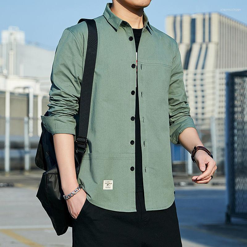 Men's Casual Shirts 2023 Autumn Solid Long Sleeve Dress Men Clothing Loose Wear Breathable Masculina Clothes Chic Blouse Tops W296, Huangse
Men's Casual Shirts 2023 Autumn Solid Long Sleeve Dress Men Clothing Loose Wear Breathable Masculina Clothes Chic Blouse Tops W296, Huangse