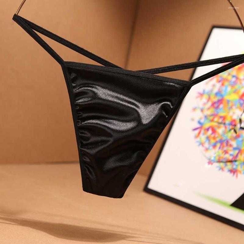 Underpants Silk Satin Sexy Thong Men Brief Bikini G Strings Panties High Stretch Erotic Lingerie Underwear Low Rise Tiny T-back Briefs, Black
Underpants Silk Satin Sexy Thong Men Brief Bikini G Strings Panties High Stretch Erotic Lingerie Underwear Low Rise Tiny T-back Briefs, Black