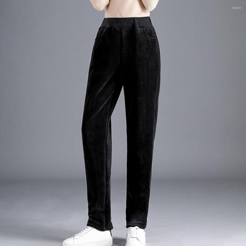 Women's Pants Trendy Windproof Women Solid Color Fleece Lined Thermal Corduroy Elastic Waistband Stretchy Winter Sweatpants For Work, Brown
Women's Pants Trendy Windproof Women Solid Color Fleece Lined Thermal Corduroy Elastic Waistband Stretchy Winter Sweatpants For Work, Brown