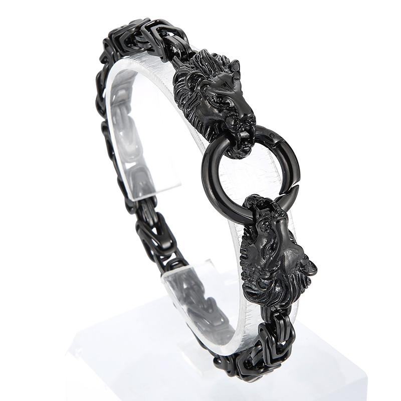 Handmade-designed Bracelet Chains Stainless Steel Fashion Hip Hop Biker Lion Head End Byzantine Chain Bracelets For Mens Women 6mm 8.26inch
Handmade-designed Bracelet Chains Stainless Steel Fashion Hip Hop Biker Lion Head End Byzantine Chain Bracelets For Mens Women 6mm 8.26inch