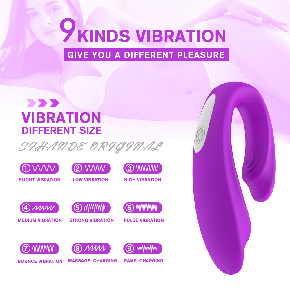 Vibrators Clitoral Gspot Vibrator 9 Powerful Vibrations Pussy Stimulator Sex Toy for Women Female Masturbator Play or Couples Fun 230413