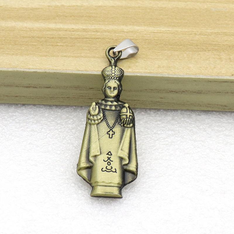 Pendant Necklaces Catholic Jesus Cross Vintage Alloy Holy Child Charms DIY Keychain Necklace Christian Jewelry Ornaments Accessories
Pendant Necklaces Catholic Jesus Cross Vintage Alloy Holy Child Charms DIY Keychain Necklace Christian Jewelry Ornaments Accessories
