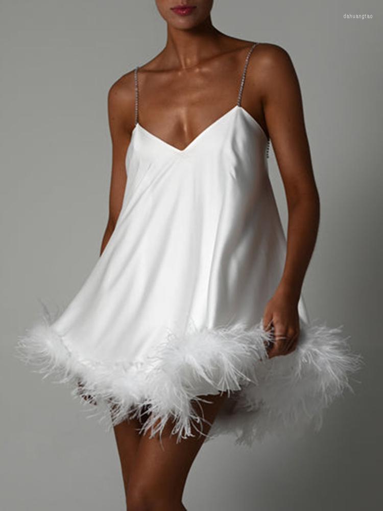 Casual Dresses Sanches Chains Strap Sexy Full Backless Dress Women Short Plume Patchwork Loose Mini Party Y2K Nightclub Streetwear 2023, Black
Casual Dresses Sanches Chains Strap Sexy Full Backless Dress Women Short Plume Patchwork Loose Mini Party Y2K Nightclub Streetwear 2023, Black