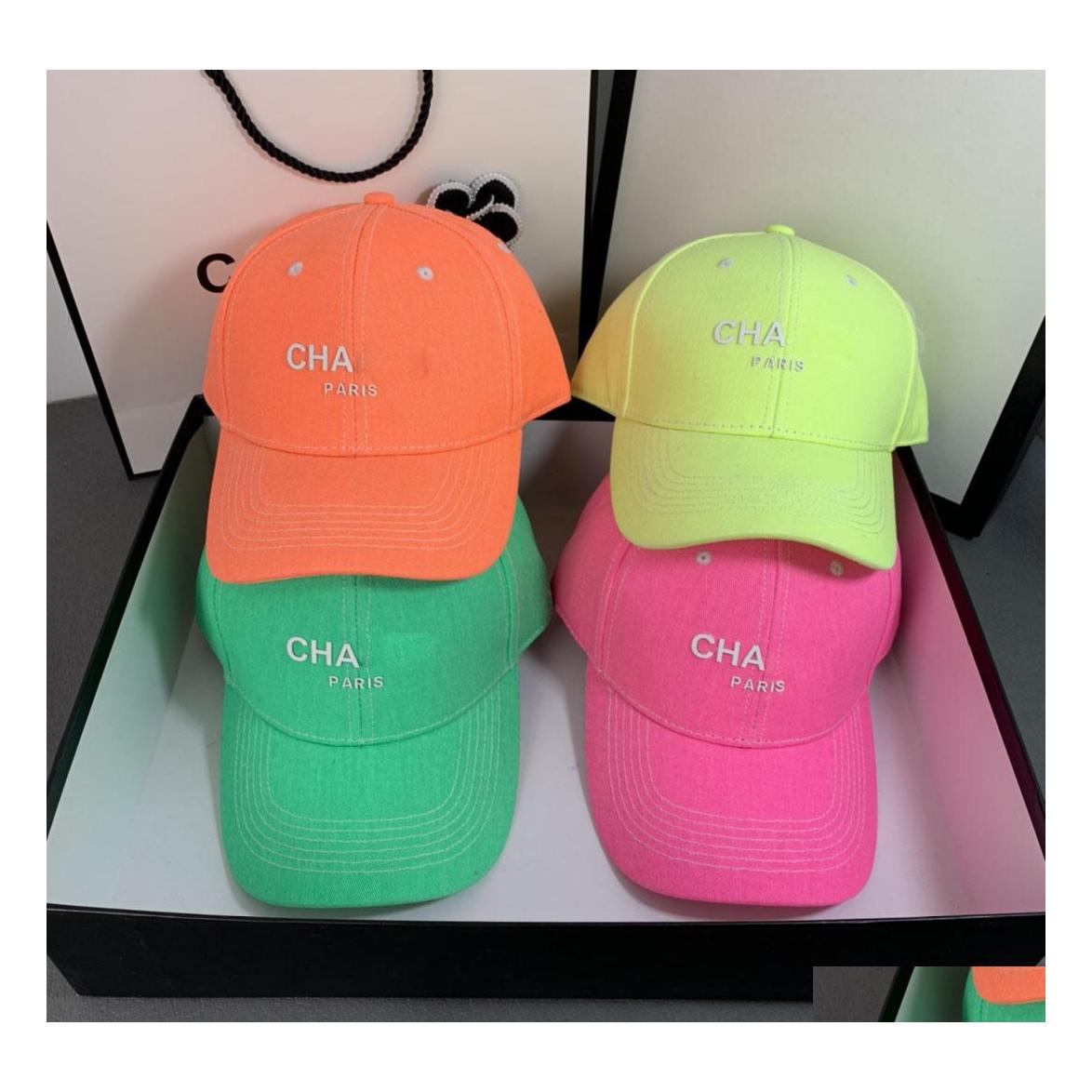 Ball Caps Designer Casquette Candy Fluorescent Cotton Baseball Couple Fashion Letter Street Shooting Cap Drop Delivery Accessories H Dhhio, Yellow
Ball Caps Designer Casquette Candy Fluorescent Cotton Baseball Couple Fashion Letter Street Shooting Cap Drop Delivery Accessories H Dhhio, Yellow